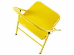 Lot De 6 Chaise Pliante En Métal Coloris Jaune - Longueur 46 X Profondeur 46 X Hauteur 87 Cm -mobilier de bureau Shop siege de bureau 12072877