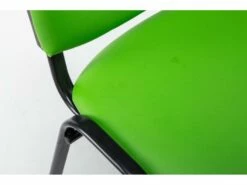 Chaise Visiteur Assise Rembourrée En Synthétique Vert BUR10073 -mobilier de bureau Shop siege de bureau 12218943