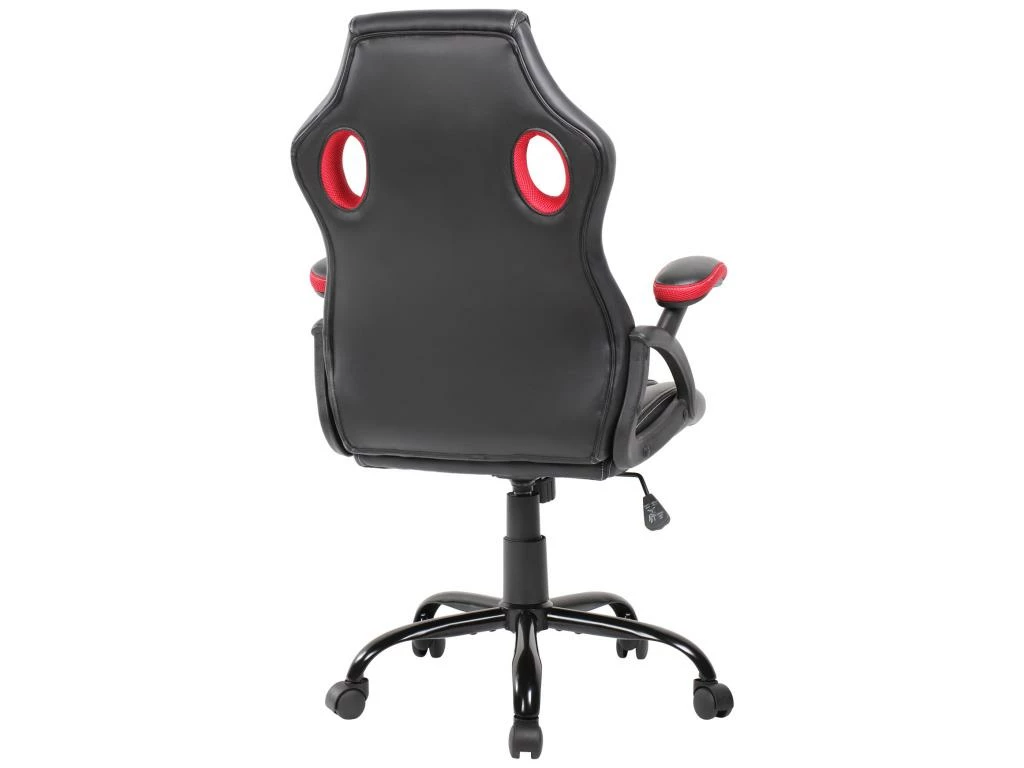 Chaise De Bureau Gaming Siège Noir Rouge Simili-cuir 120x66x63 10 Chaise De Bureau Gaming Siège Noir Rouge Simili-cuir 120x66x63 – Image 10