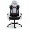 RACE | Fauteuil à Roulettes Chaise De Bureau Gaming Design Ergonomique | Siège Gamer Tissu Respirant Dossier Large Inclinable
