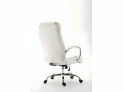 Fauteuil De Bureau En Synthétique Blanc Réglable BUR10260 6 Fauteuil De Bureau En Synthétique Blanc Réglable BUR10260 -mobilier de bureau Shop siege de bureau 13015455