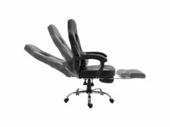 Fauteuil De Bureau Gamer Noir Et Gris LINK - HAPPY GARDEN -mobilier de bureau Shop siege de bureau 13091649