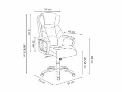 Fauteuil De Bureau Gaming KIKO Coloris Gris -mobilier de bureau Shop siege de bureau 13140705