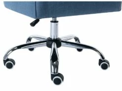 Chaise De Bureau - Tissu - Bleu - Hauteur Réglable - WONDIO -mobilier de bureau Shop siege de bureau 13225795