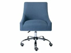 Chaise De Bureau - Tissu - Bleu - Hauteur Réglable - WONDIO -mobilier de bureau Shop siege de bureau 13225797
