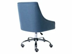 Chaise De Bureau - Tissu - Bleu - Hauteur Réglable - WONDIO -mobilier de bureau Shop siege de bureau 13225799