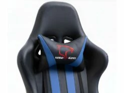 WOLF | Fauteuil à Roulettes Chaise De Bureau Gaming PU Ergonomique | Siège Gamer Dossier Inclinable 90°-180° -mobilier de bureau Shop siege de bureau 13239341