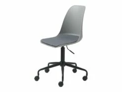 Curvi - Chaise De Bureau En Plastique Et Métal - Couleur - Gris -mobilier de bureau Shop siege de bureau 13303529