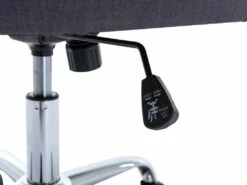 Chaise De Bureau - Tissu - Gris - Hauteur Réglable - MERVIA -mobilier de bureau Shop siege de bureau 13485525