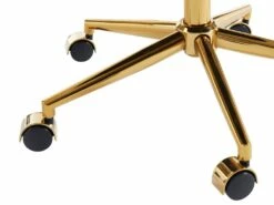 Chaise De Bureau - Velours - Noir - Hauteur Réglable - MELBOURNE -mobilier de bureau Shop siege de bureau 13667169