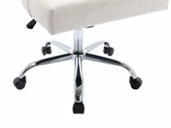 Chaise De Bureau - Tissu - Beige - Hauteur Réglable - MERVIA -mobilier de bureau Shop siege de bureau 14461167