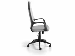 Chaise De Bureau Rembourrée En Tissu Gris Avec Accoudoirs 4076 ANGEL CERDA -mobilier de bureau Shop siege de bureau 14722811