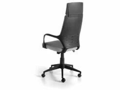 Chaise De Bureau Rembourrée En Tissu Gris Avec Accoudoirs 4076 ANGEL CERDA -mobilier de bureau Shop siege de bureau 14722813