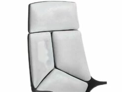 Chaise De Bureau Rembourrée En Tissu Gris Avec Accoudoirs 4076 ANGEL CERDA -mobilier de bureau Shop siege de bureau 14722815