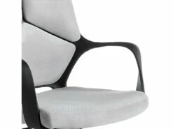 Chaise De Bureau Rembourrée En Tissu Gris Avec Accoudoirs 4076 ANGEL CERDA -mobilier de bureau Shop siege de bureau 14722819