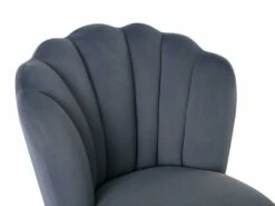 Chaise De Bureau - Velours - Anthracite - Hauteur Réglable - RUTY De Pascal Morabito -mobilier de bureau Shop siege de bureau 14959287