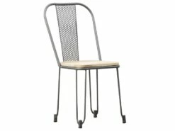 Chaise écolier En Métal Gris Clair Gael (lot De 2) -mobilier de bureau Shop siege de bureau 15718155