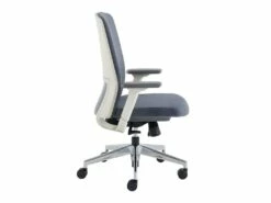 Fauteuil De Bureau Professionnel - Tissu - Gris - HUMIA -mobilier de bureau Shop siege de bureau 1623183
