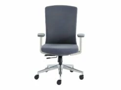 Fauteuil De Bureau Professionnel - Tissu - Gris - HUMIA -mobilier de bureau Shop siege de bureau 1623185