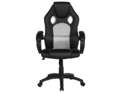 Chaise De Bureau En Cuir PU Gris FIGHTER -mobilier de bureau Shop siege de bureau 16265397