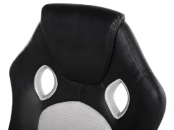 Chaise De Bureau En Cuir PU Gris FIGHTER -mobilier de bureau Shop siege de bureau 16265405