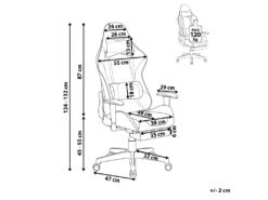 Siège De Gamer Camouflage Et Noir VICTORY -mobilier de bureau Shop siege de bureau 17122179