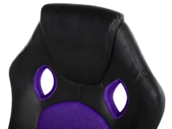 Chaise De Bureau En Cuir PU Violet FIGHTER -mobilier de bureau Shop siege de bureau 17122415