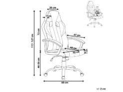 Chaise De Gamer En Cuir PU Noir Et Vert SUCCESS -mobilier de bureau Shop siege de bureau 17122445