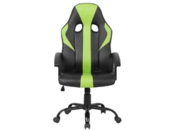 Chaise De Gamer En Cuir PU Noir Et Vert SUCCESS -mobilier de bureau Shop siege de bureau 17122447