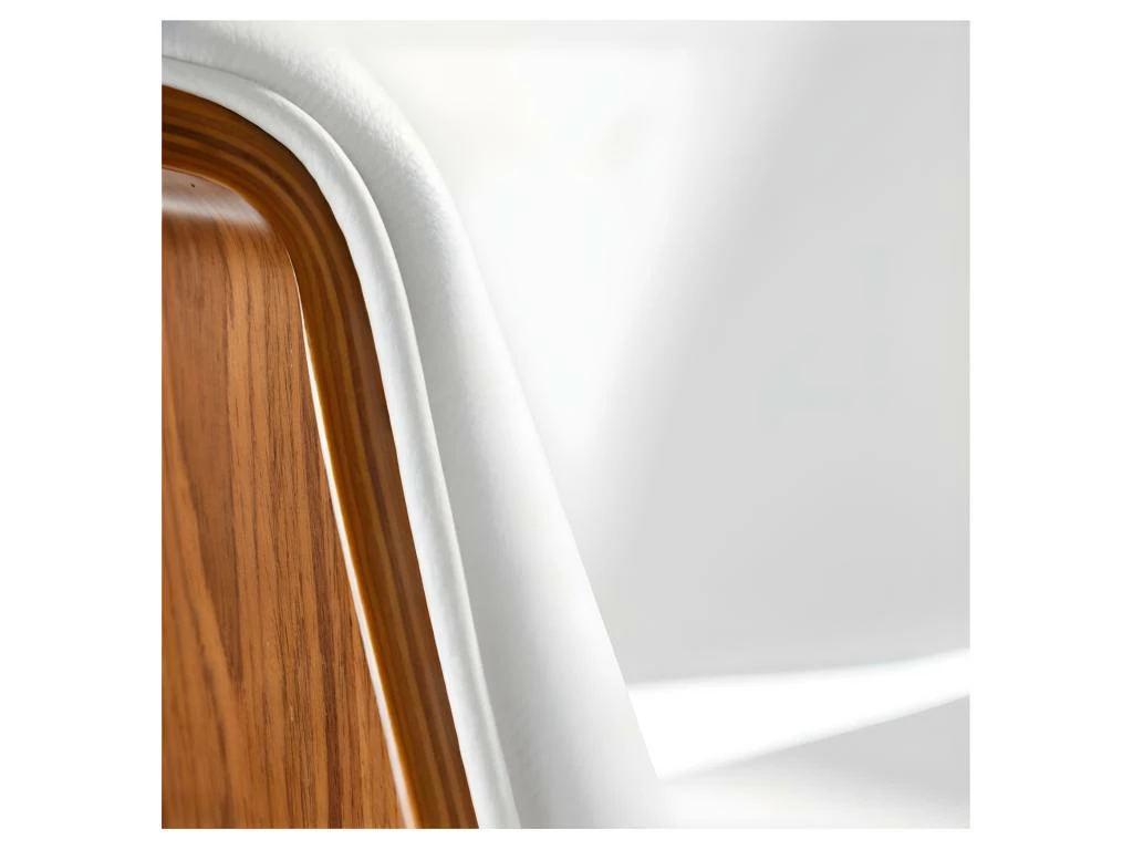 Chaise De Bureau Simili Cuir Blanc - CONCORDE 5 Chaise De Bureau Simili Cuir Blanc - CONCORDE – Image 5