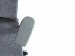 Fauteuil De Bureau Professionnel - Avec Têtière - Tissu - Gris - VOLTI -mobilier de bureau Shop siege de bureau 1817229