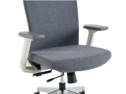 Fauteuil De Bureau Professionnel - Avec Têtière - Tissu - Gris - VOLTI -mobilier de bureau Shop siege de bureau 1817375