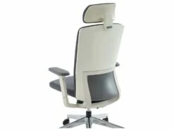 Fauteuil De Bureau Professionnel - Avec Têtière - Tissu - Gris - VOLTI -mobilier de bureau Shop siege de bureau 1817377