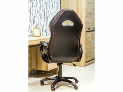 Fauteuil De Bureau En Cuir Synthétique - Noir -mobilier de bureau Shop siege de bureau 18836089