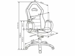 Fauteuil De Bureau En Cuir Synthétique - Noir -mobilier de bureau Shop siege de bureau 18836093