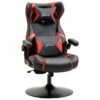 Fauteuil Gamer Haut-parleurs Intégrés MIAMI Noir Et Rouge
