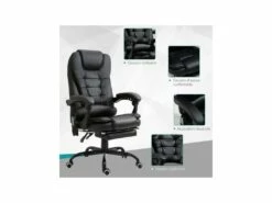 Fauteuil De Bureau Relaxant Massant BRANSON Noir 13 Fauteuil De Bureau Relaxant Massant BRANSON Noir -mobilier de bureau Shop siege de bureau 19171951