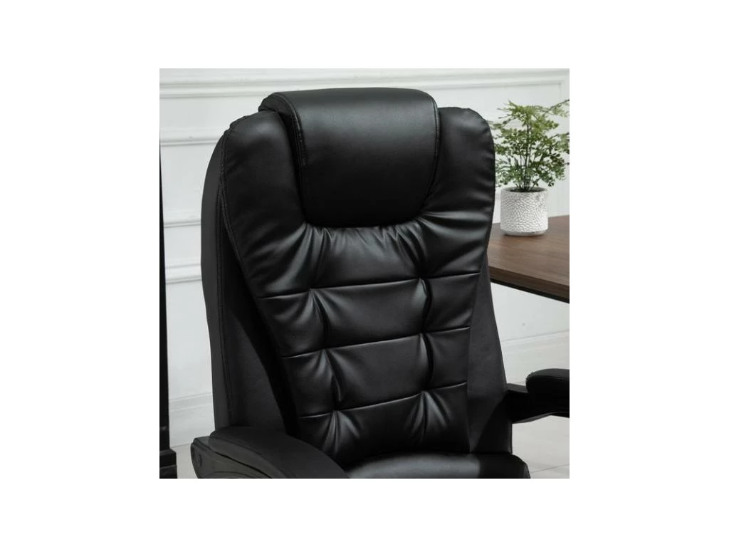 Fauteuil De Bureau Relaxant Massant BRANSON Noir 8 Fauteuil De Bureau Relaxant Massant BRANSON Noir – Image 8
