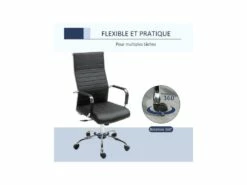 Fauteuil De Bureau PERRY Noir -mobilier de bureau Shop siege de bureau 19172089