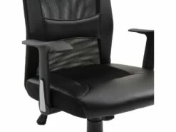 Fauteuil De Bureau Tropico Ergonomique Similicuir Noir -mobilier de bureau Shop siege de bureau 19172449