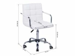 Chaise De Bureau WHITE Blanc -mobilier de bureau Shop siege de bureau 19172459