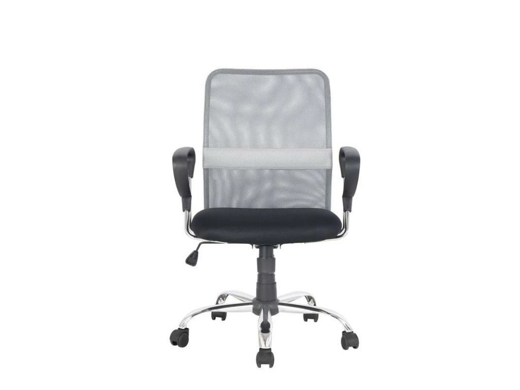 Chaise De Bureau Pivotante Santi Grise/Noire 2 Chaise De Bureau Pivotante Santi Grise/Noire – Image 2