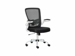 Chaise De Bureau LILOO Noire Et Blanche