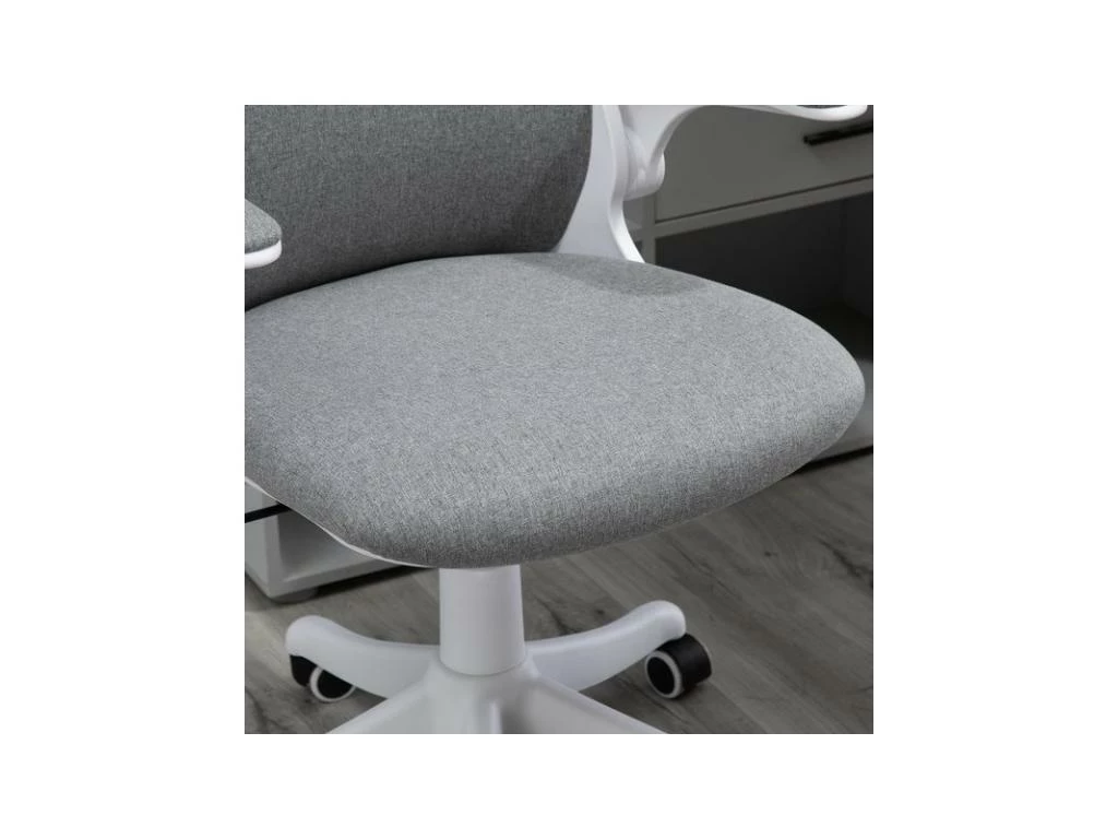 Chaise De Bureau VADIM Grise Et Blanche 9 Chaise De Bureau VADIM Grise Et Blanche – Image 9