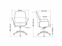 Chaise De Bureau Jary Grise Chiné -mobilier de bureau Shop siege de bureau 19172759