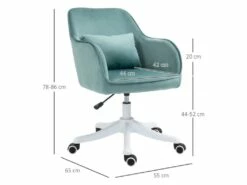 Chaise De Bureau Massante ILONA Vert Menthe -mobilier de bureau Shop siege de bureau 19172765