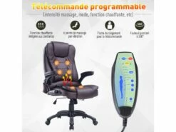 Fauteuil De Bureau Massant Baly Marron 11 Fauteuil De Bureau Massant Baly Marron -mobilier de bureau Shop siege de bureau 19172793