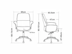 Chaise De Bureau Jary Blanc Cassé -mobilier de bureau Shop siege de bureau 19172851