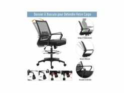 Fauteuil De Bureau Assise Haute Igor Noir 13 Fauteuil De Bureau Assise Haute Igor Noir -mobilier de bureau Shop siege de bureau 19172921