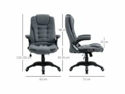 Fauteuil De Bureau ANDREW Lin Gris -mobilier de bureau Shop siege de bureau 19173025